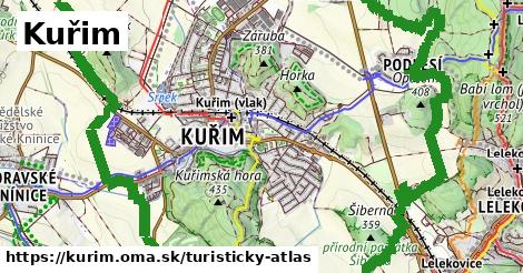 ikona Turistická mapa turisticky-atlas v kurim