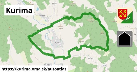 ikona Mapa autoatlas v kurima