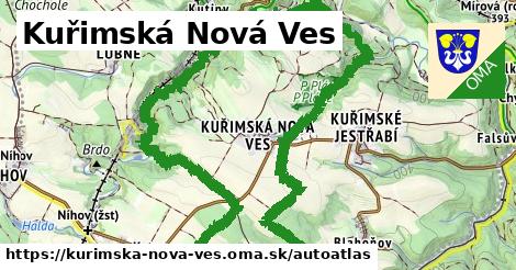 ikona Mapa autoatlas v kurimska-nova-ves