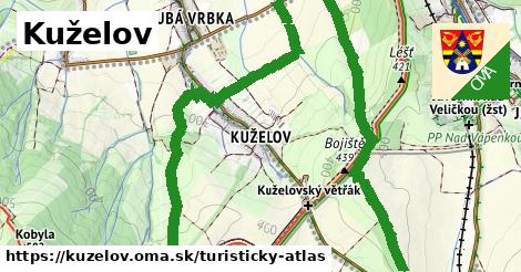 ikona Turistická mapa turisticky-atlas v kuzelov