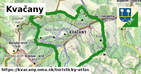 ikona Turistická mapa turisticky-atlas v kvacany