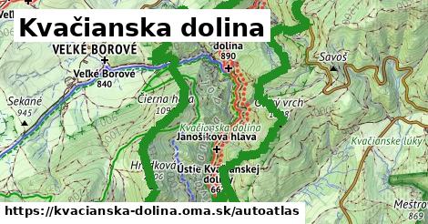 ulice v Kvačianska dolina