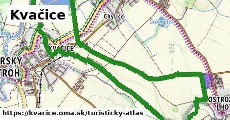 ikona Turistická mapa turisticky-atlas v kvacice