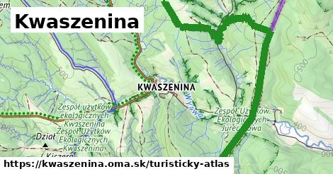 ikona Turistická mapa turisticky-atlas v kwaszenina