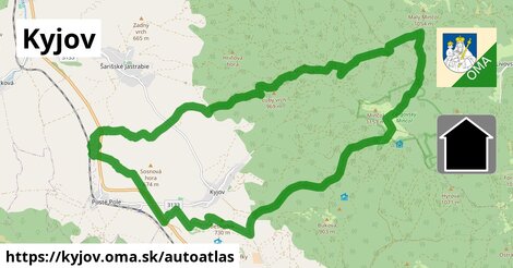 ikona Mapa autoatlas v kyjov