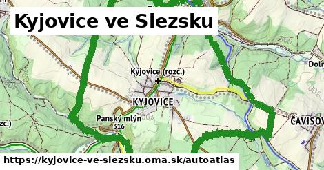 ikona Mapa autoatlas v kyjovice-ve-slezsku