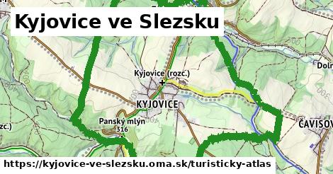 ikona Turistická mapa turisticky-atlas v kyjovice-ve-slezsku
