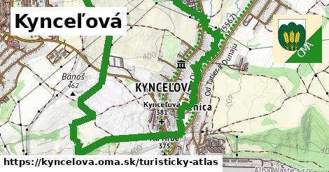 ikona Kynceľová: 0 m trás turisticky-atlas v kyncelova