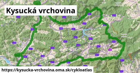 ikona Cyklo cykloatlas v kysucka-vrchovina