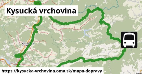 ikona Mapa dopravy mapa-dopravy v kysucka-vrchovina