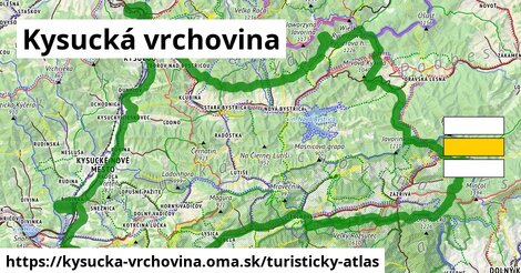 ikona Turistická mapa turisticky-atlas v kysucka-vrchovina