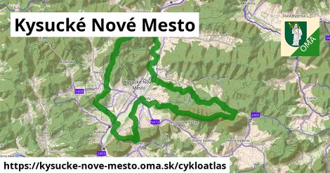 ikona Cyklo cykloatlas v kysucke-nove-mesto