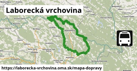 ikona Mapa dopravy mapa-dopravy v laborecka-vrchovina