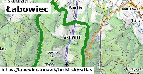 ikona Turistická mapa turisticky-atlas v labowiec