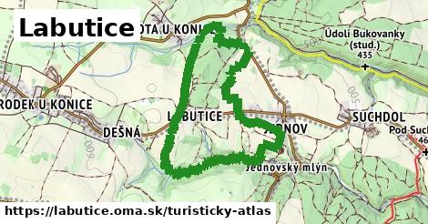 ikona Turistická mapa turisticky-atlas v labutice