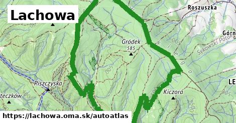 ikona Mapa autoatlas v lachowa