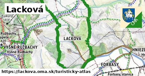 ikona Turistická mapa turisticky-atlas v lackova