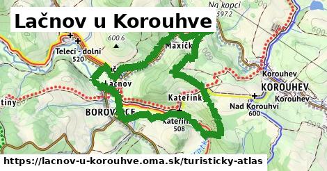 ikona Lačnov u Korouhve: 0 m trás turisticky-atlas v lacnov-u-korouhve