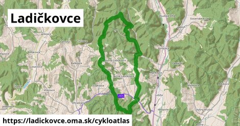 ikona Cyklo cykloatlas v ladickovce