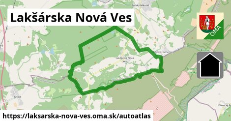 ulice v Lakšárska Nová Ves