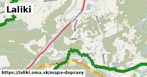 ikona Mapa dopravy mapa-dopravy v laliki