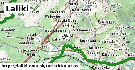 ikona Turistická mapa turisticky-atlas v laliki