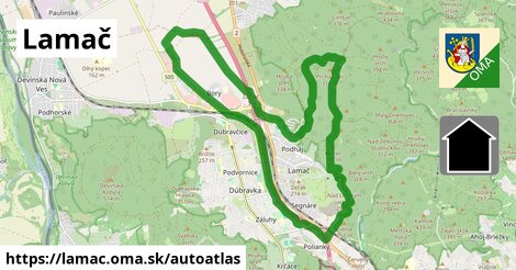 ikona Mapa autoatlas v lamac