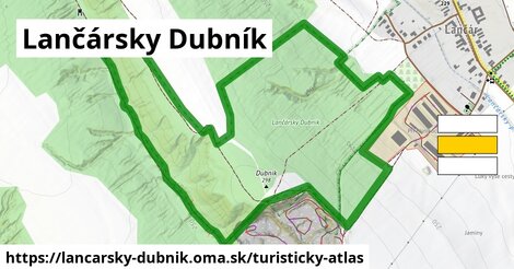 ikona Turistická mapa turisticky-atlas v lancarsky-dubnik