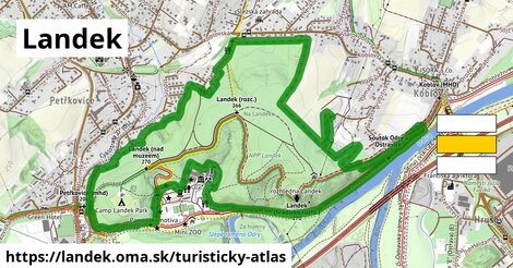 ikona Turistická mapa turisticky-atlas v landek