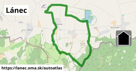 ikona Mapa autoatlas v lanec