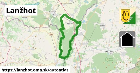 ikona Mapa autoatlas v lanzhot