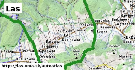 ikona Mapa autoatlas v las