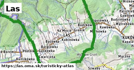 ikona Turistická mapa turisticky-atlas v las