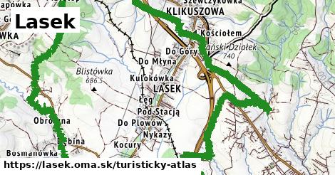 ikona Turistická mapa turisticky-atlas v lasek