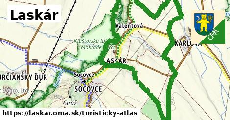 ikona Turistická mapa turisticky-atlas v laskar