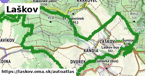 ikona Mapa autoatlas v laskov