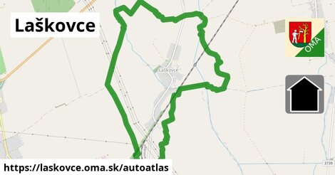 ikona Mapa autoatlas v laskovce