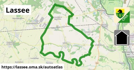 ikona Mapa autoatlas v lassee