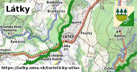 ikona Látky: 35 km trás turisticky-atlas v latky