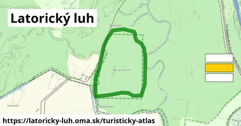 ikona Latorický luh: 0 m trás turisticky-atlas v latoricky-luh