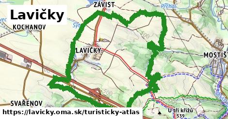 ikona Turistická mapa turisticky-atlas v lavicky