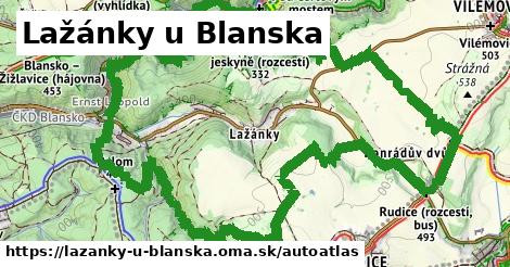 ikona Mapa autoatlas v lazanky-u-blanska