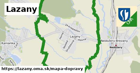 ikona Mapa dopravy mapa-dopravy v lazany