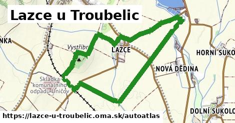 ikona Mapa autoatlas v lazce-u-troubelic