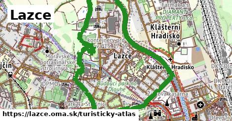 ikona Turistická mapa turisticky-atlas v lazce