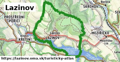 ikona Turistická mapa turisticky-atlas v lazinov