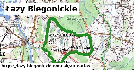 ikona Mapa autoatlas v lazy-biegonickie