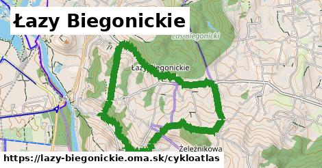 ikona Cyklo cykloatlas v lazy-biegonickie