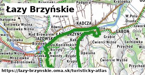 ikona Turistická mapa turisticky-atlas v lazy-brzynskie