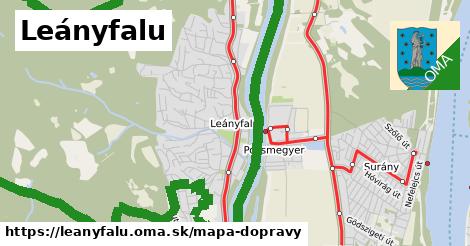 ikona Mapa dopravy mapa-dopravy v leanyfalu